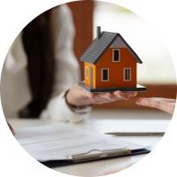 Realtor shows an offer to homebuyers